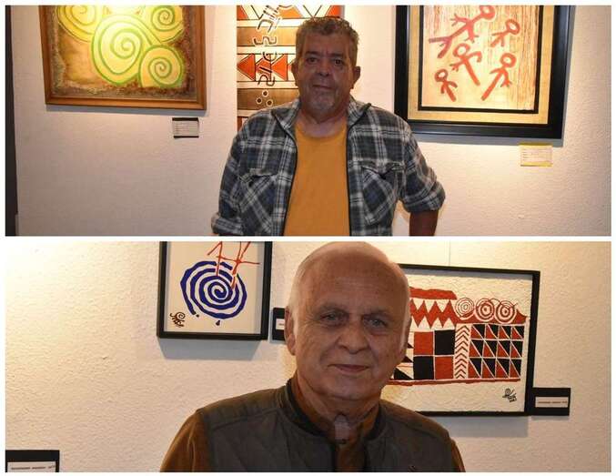 La exposición se inauguró anoche en el Teatro de Telde/Francisco Javier Santana.